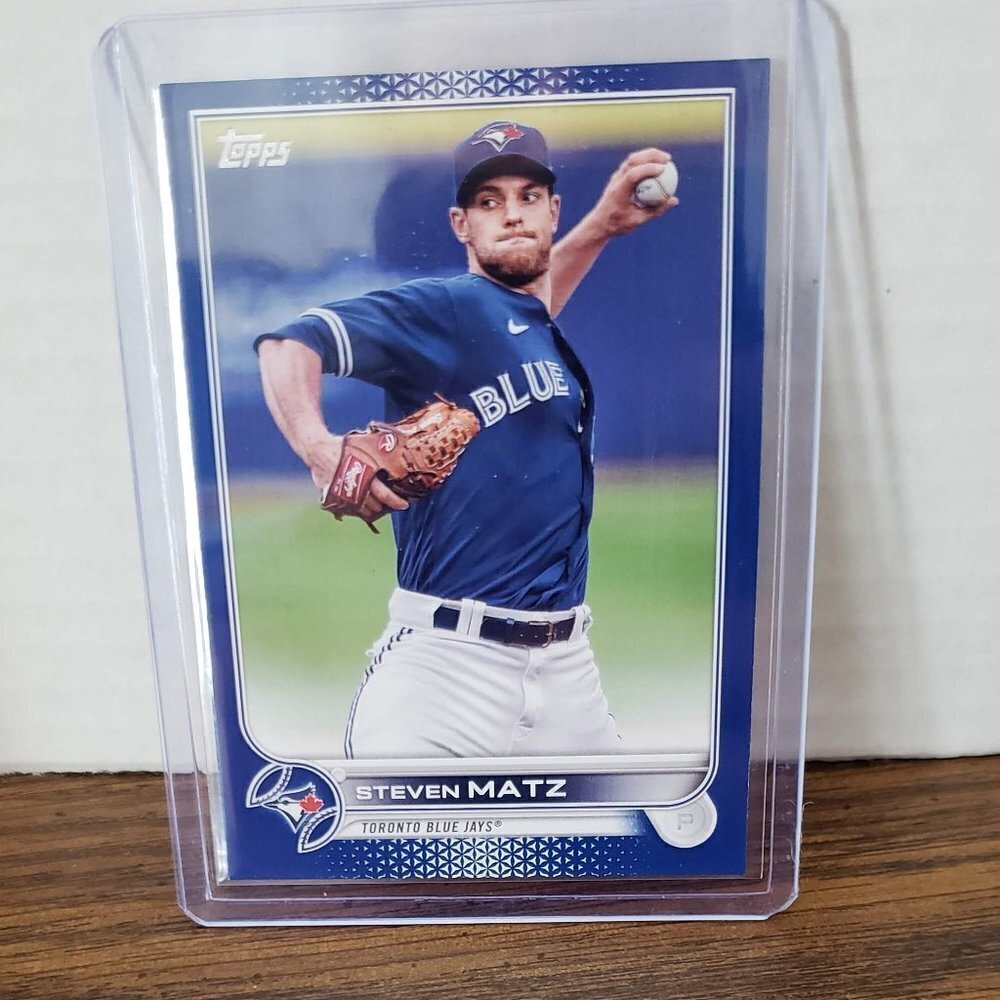 2022 Topps Series 1 Steven Matz #276 Royal Blue Parallel Toronto Blue Jays
